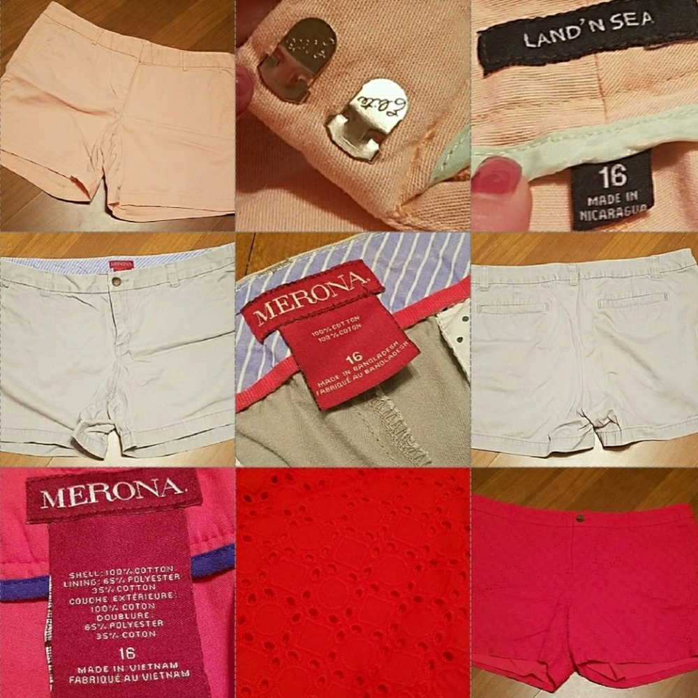 Lot of 3 Size 16 Shorts